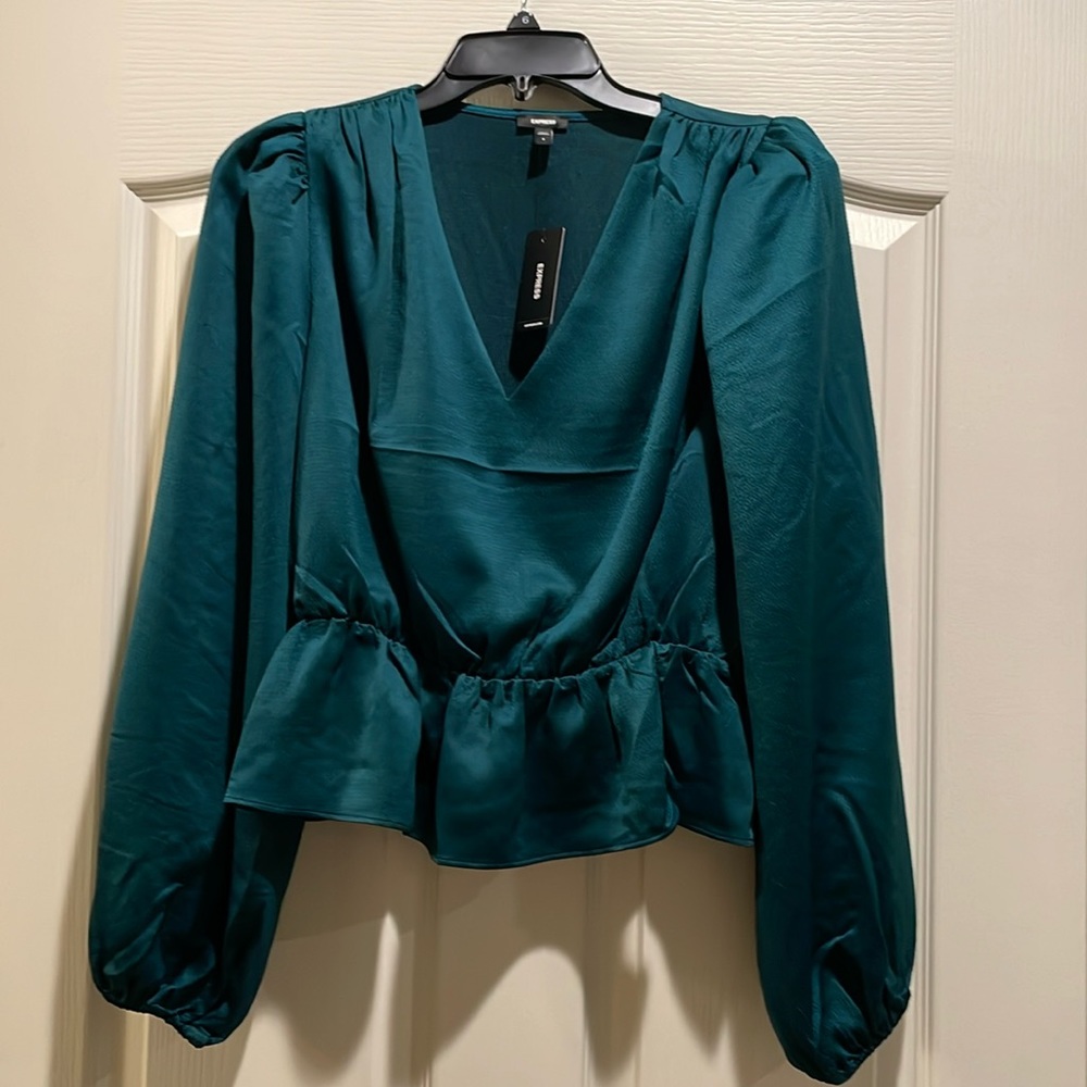 Express Peplum Top Size Small